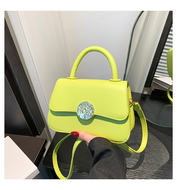Women's Tide 2024 Fashion Style Simple Solid Color Handbag Spring Multi color Fashionable Handheld Crossbody Bag_voghion.com