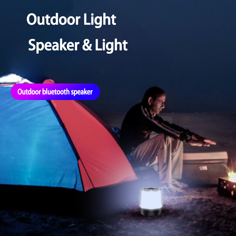 Nattlys Bluetooth-høyttaler Trådløs bærbar minispillerlys Fargerik LED-nattbordslampe for soverom utendørs_voghion.com