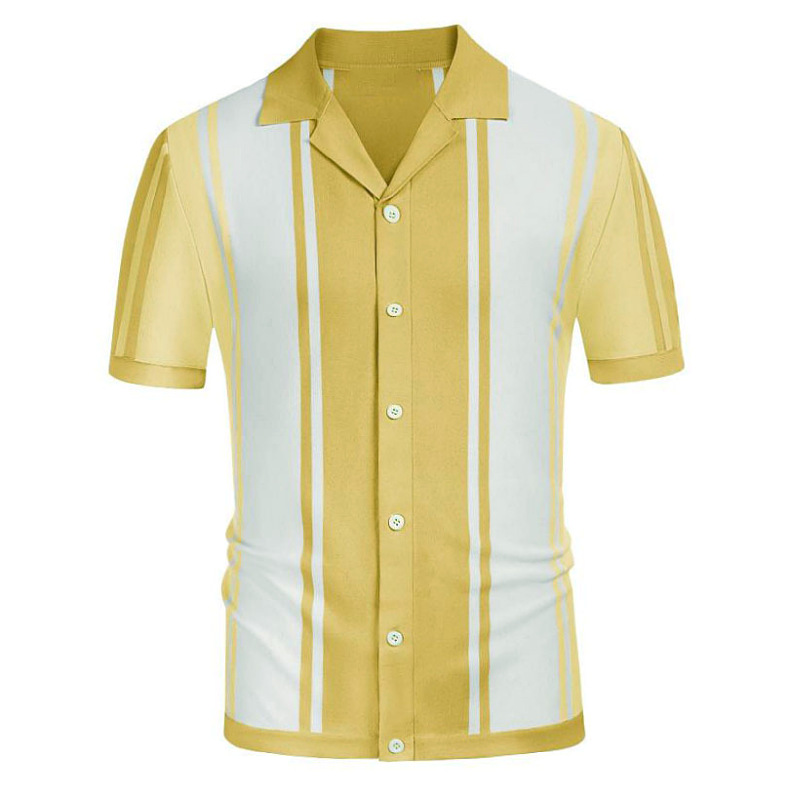 Herren Polohemd Mit Kontrastfarbe Und Revers Für Das Business_voghion.com