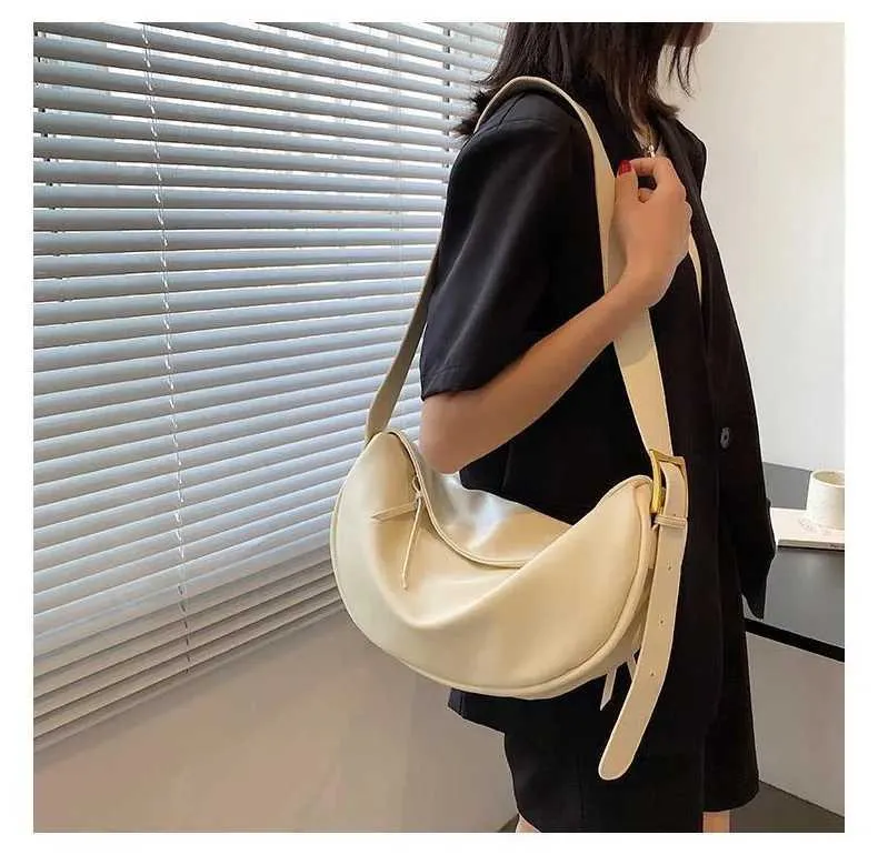 Crossbody fir Fraen Handtaschen mat grousser Kapazitéit Solid Soft Schëllertaschen Weiblech Casual Rees Hobos Bag Vintage Sac_voghion.com