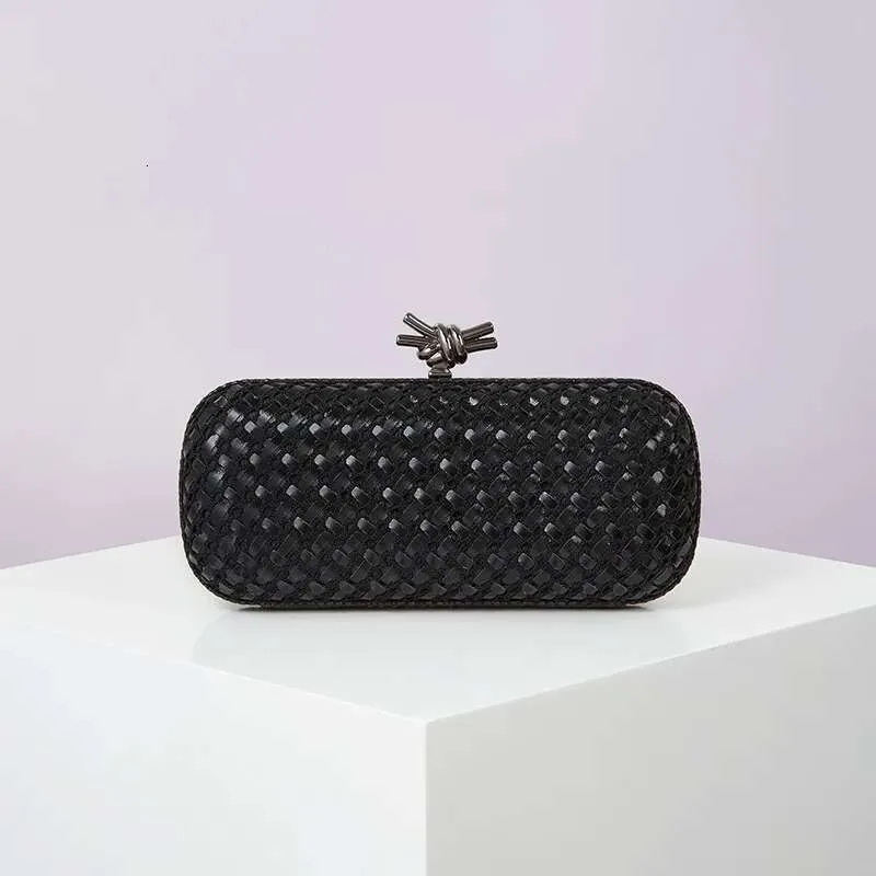 Gold Evening Clutch Bag For Women Leather And Bright E Woven Purse Elegant Ladies Metal Knot Party Handbag Bolsas_voghion.com