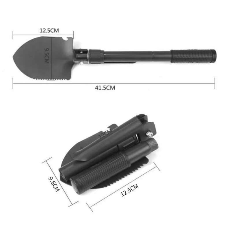[Rea i butik] Utomhus multifunktionell hopfällbar spade campingfält bärbart fordon fiske_voghion.com