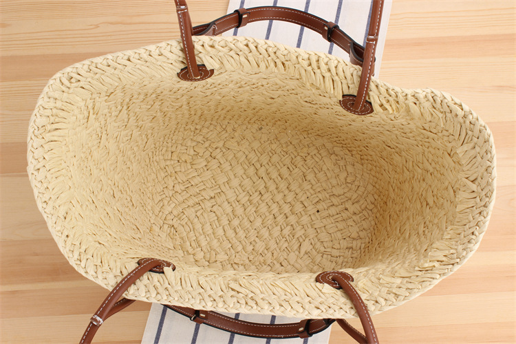 Neue mit großer Kapazität eine Schulter, europäische und amerikanische Mode, gewebte Tasche aus Papier für den Summer_voghion.com