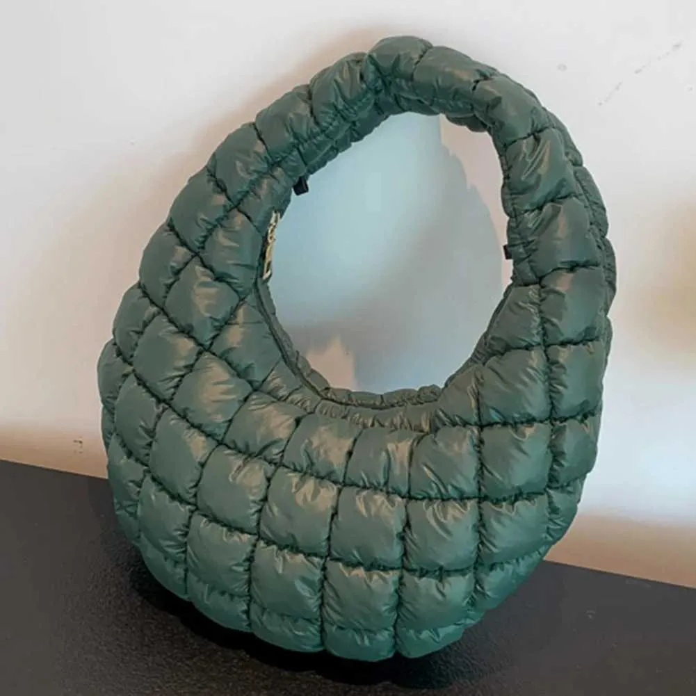 Borsa a tracolla morbida da donna, versatile, leggera, con pieghe a nuvola, trapuntata, borsa a mano, autunno inverno C241106_voghion.com