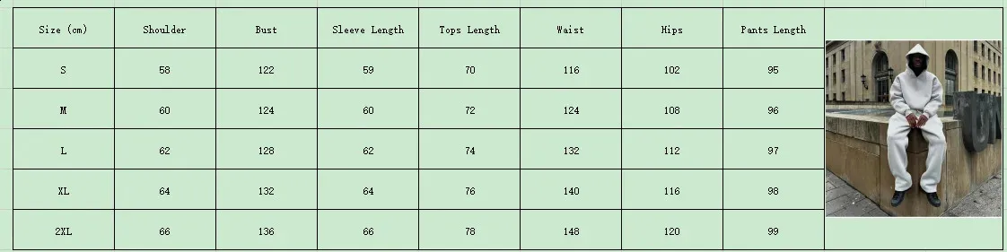 Casual Solid Couples Hooded Sweatshirt And Loose Sweatpants 2 Piece Suit Male Autumn Jogging Trousers Outfits Suits_voghion.com