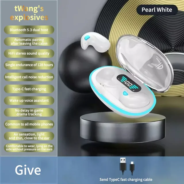 Wireless Sleep Earbuds Bluetooth Headphones Noise Reduction_voghion.com