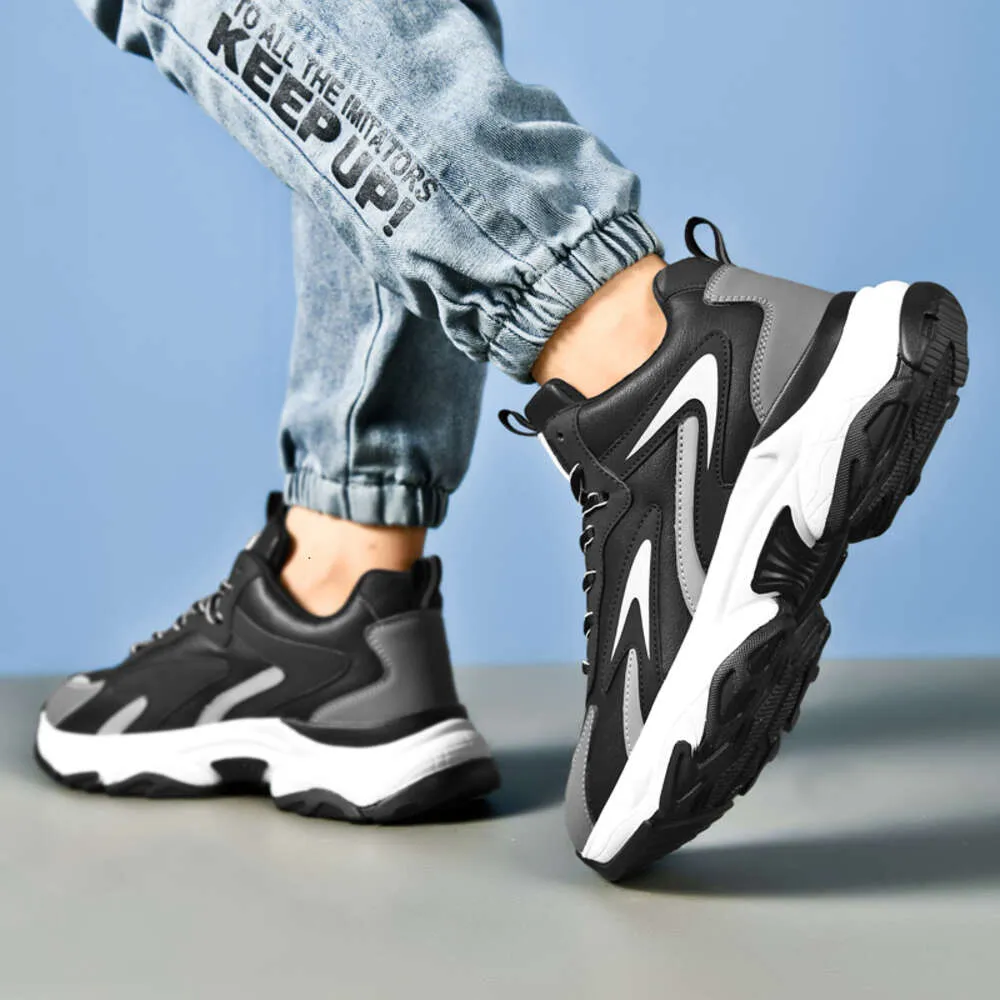 Baskets tendance en coton pour homme, chaussures de marche décontractées et d'extérieur_voghion.com