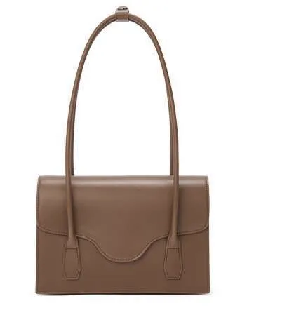Borsa da donna in pelle con una spalla, portatile, alla moda, semplice, da ascella_voghion.com