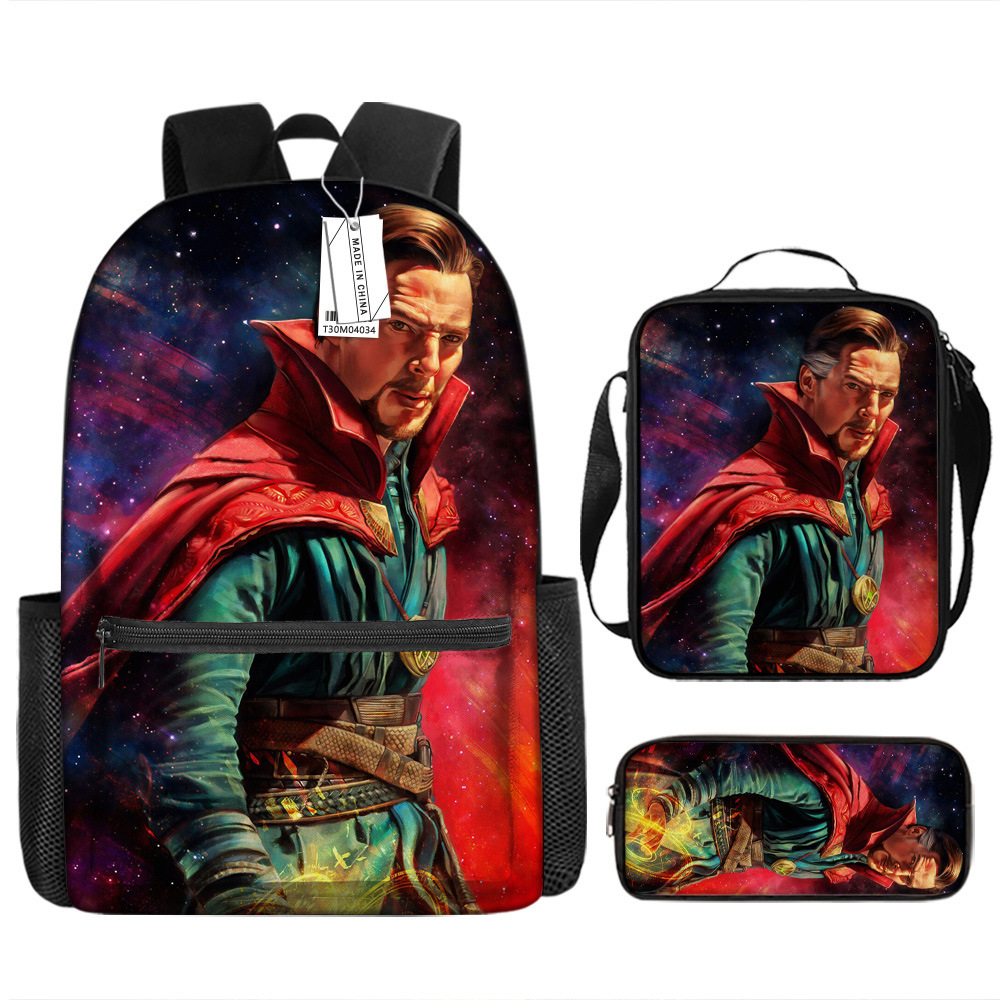 Hero Kids Backpack Large Capacity School Bag Unisex_voghion.com