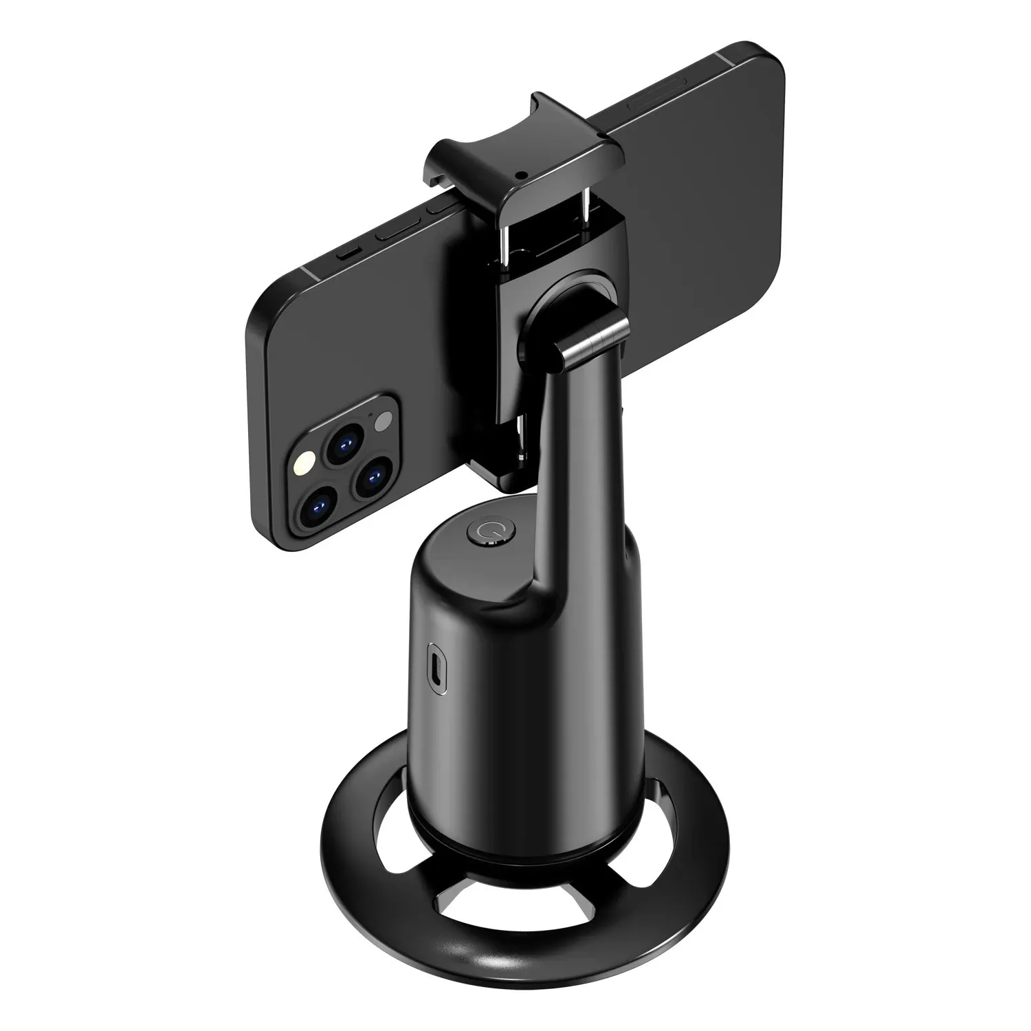 Selfieshow P01 Stabilisateur portatif universel à rotation automatique à 360° pour smartphone, vidéo en temps réel_voghion.com