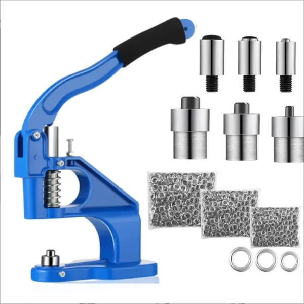 Kit poinçonneuse manuelle avec 1500 boutons argentés_voghion.com