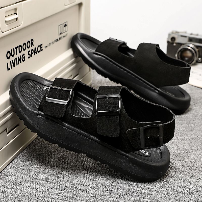 Nye herresandaler til sommer og fritidssko, strandsko, store størrelser_voghion.com