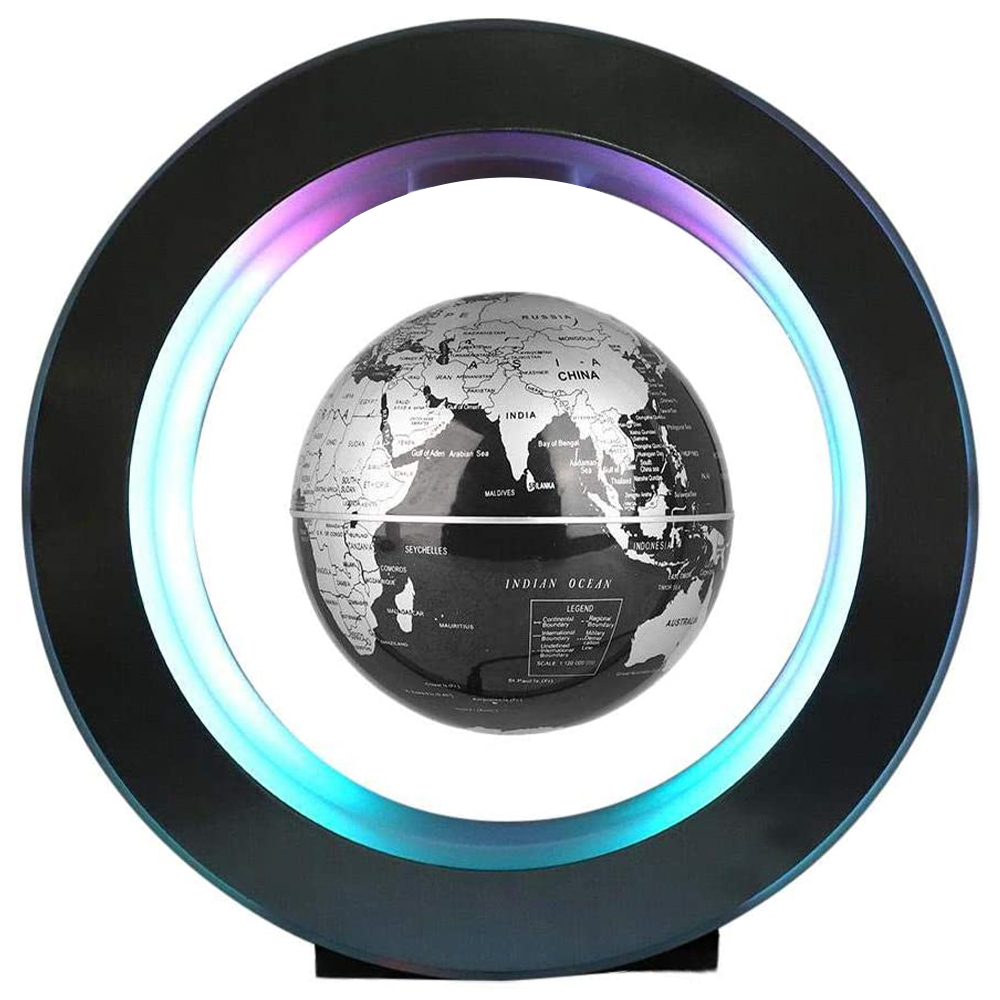 Levitating Lamp Magnetic Levitation Globe LED World Floating Lamp Rotating Globe Lights Bedside Lights Novelty Christmas Gifts_voghion.com