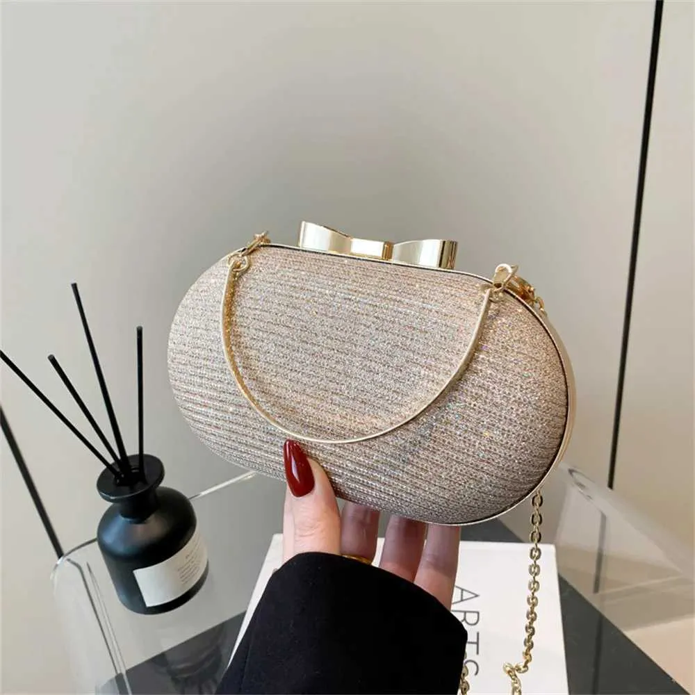 Pochette portefeuille femme rose brillant sequin sac à main 2024 nouvelle mode soirée dix police petit sac de créateur Y241019_voghion.com