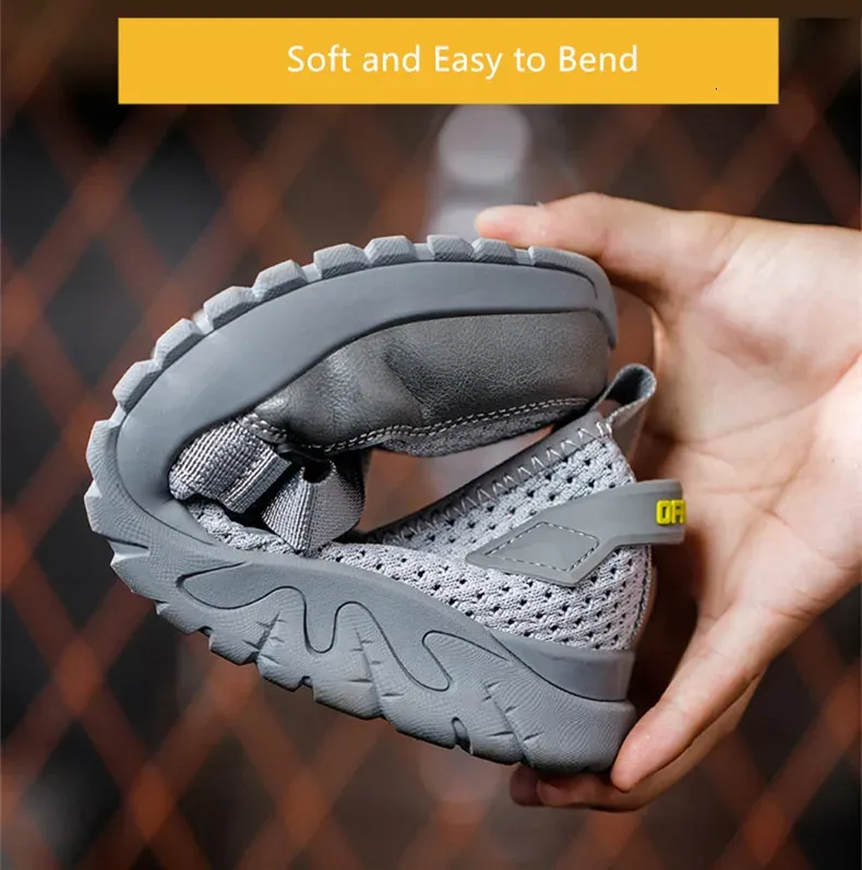 Chaussures de sécurité électriques d'été respirantes et résistantes aux perforations, embout en plastique isolé 6 kV 241205_voghion.com