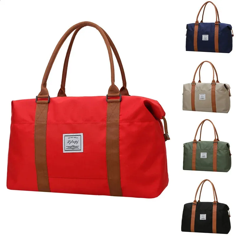 Modische Reisetasche Wasserdichte Wochenendtasche Damen Shoulder Bag_voghion.com