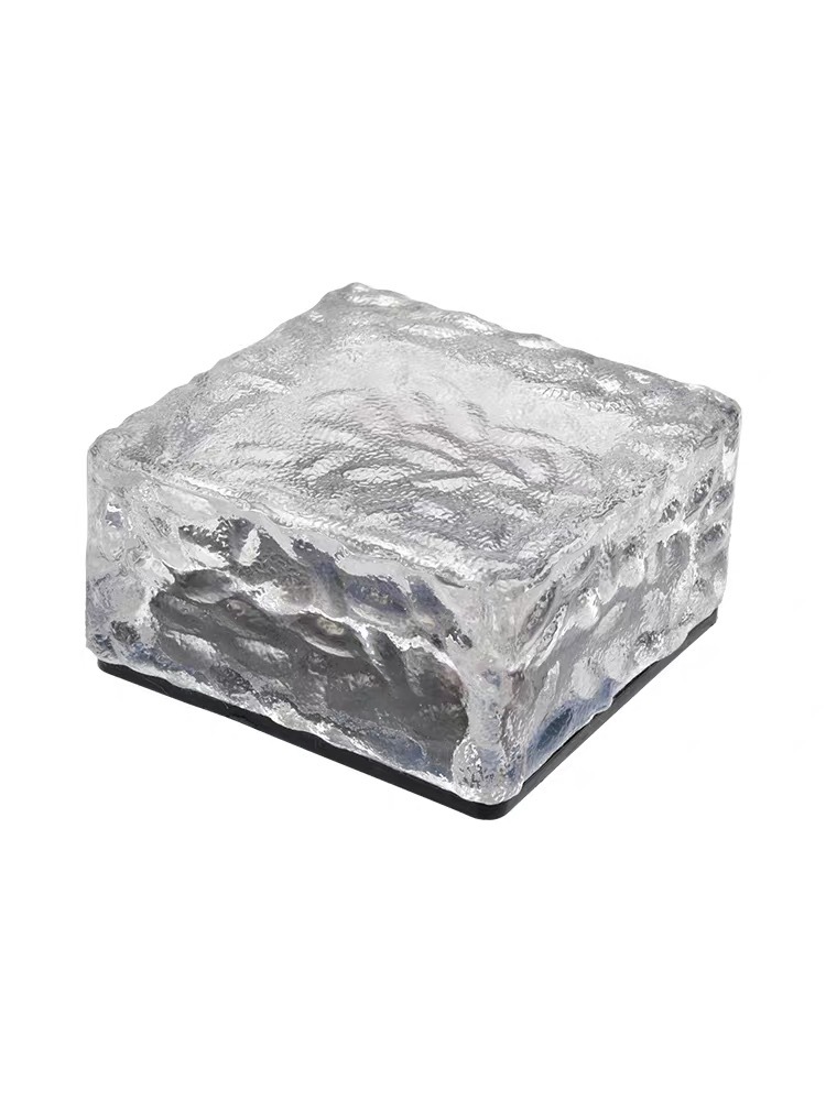 1/4LED Solar Ziegel Eiswürfel Lichter Wasserdichte Pflaster Landschaft Pfad Lichter Lampe für Garten Dekoration Outdoor Weihnachten Lichter_voghion.com