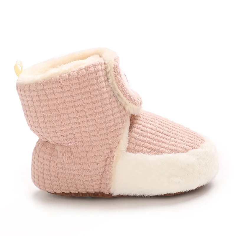 Botas de inverno de lã quente para bebês recém-nascidos, sapatos para crianças pequenas, botas Cutefeet para meninas e meninos de 0 a 18 meses_voghion.com