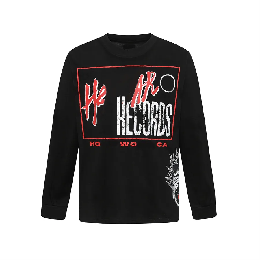 Herren Longsleeve Graffiti Hoodie Kapuzenpullover Im Oversize_voghion.com