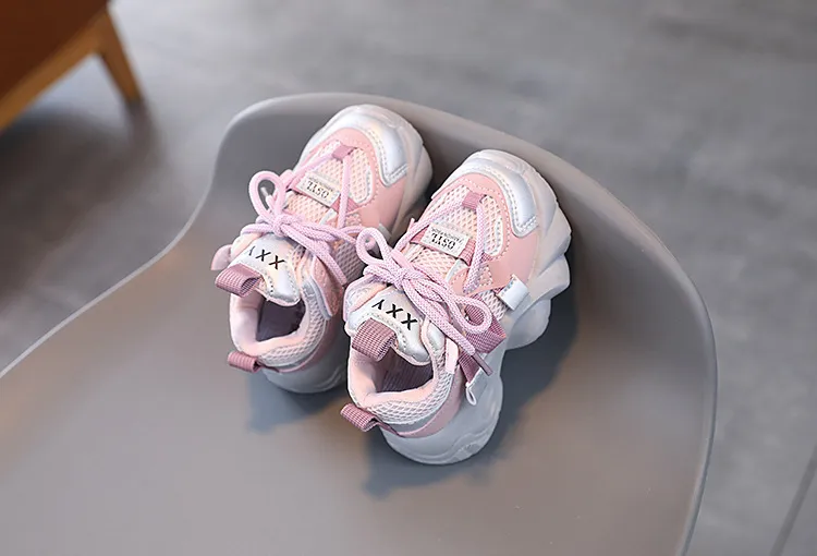 Chaussures de running pour enfant mesh baskets respirantes_voghion.com