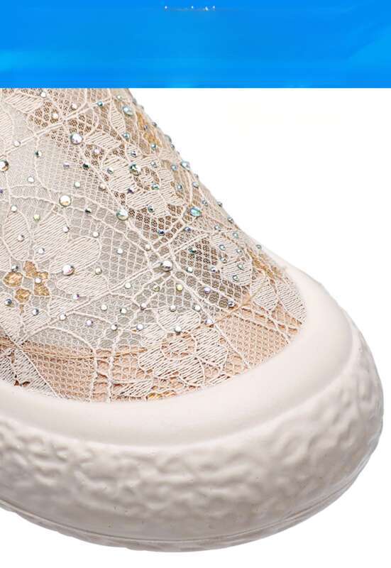 Scarpe da pescatore con fondo spesso, primavera ed estate, nuove e traspiranti, allacciate in rete, singole, pigre, scarpe casual da donna con un solo piede_voghion.com