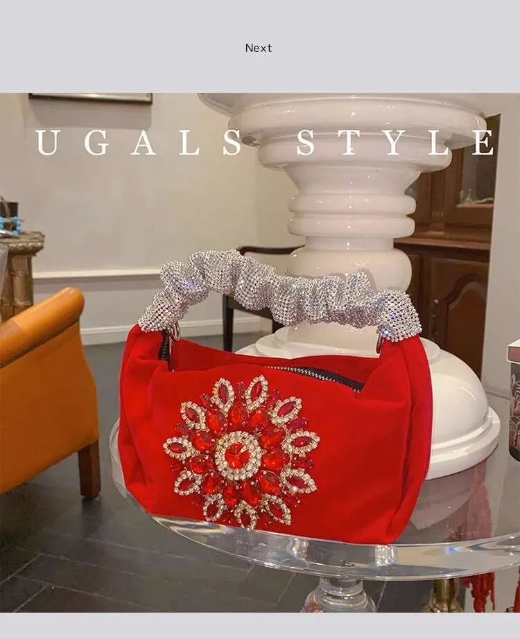 Borsa a mano da donna con glitter scintillanti Rhies Dia, da sera, alla moda, da sposa, da festa, pochette, borsa a tracolla_voghion.com