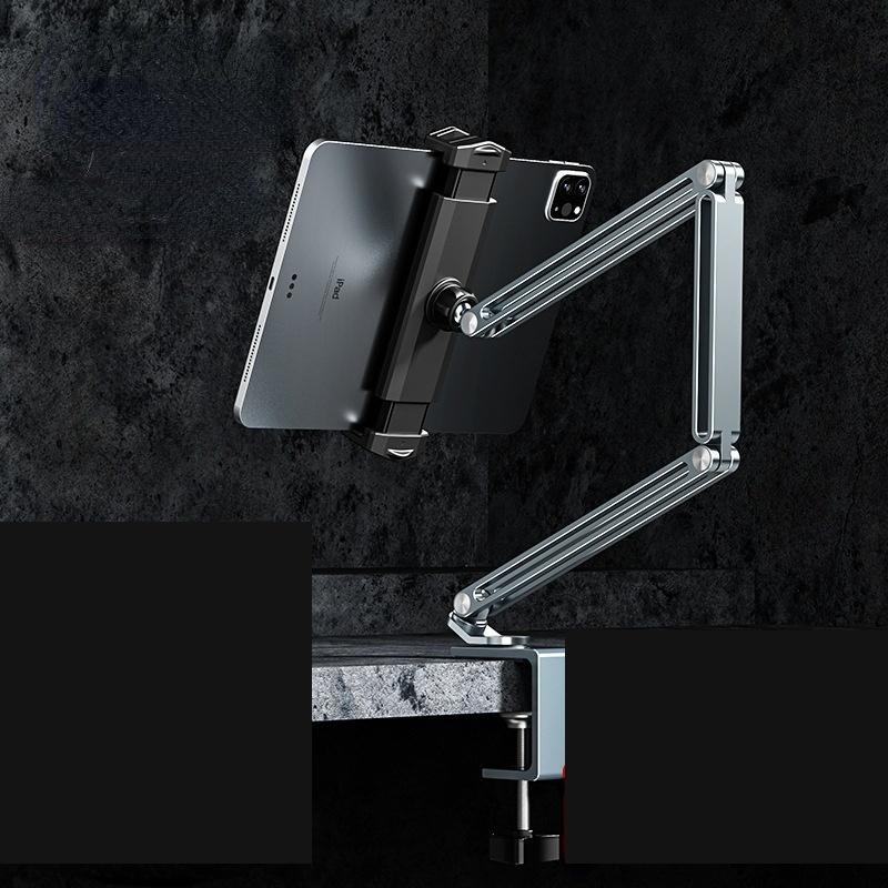 Supporto per cellulare da tavolo pigro da comodino adatto per iPad Supporto magnetico per tablet Supporto in lega di alluminio per tablet_voghion.com