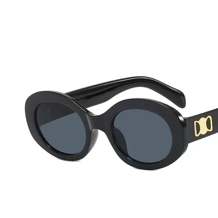 Women Confident for Glasses Calm Nice Tide Radiation Frame Designer Men's Women's Classic UV 400 Beach Sunglasses with_voghion.com