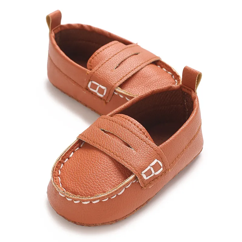 Fashion Infant Casual for Baby Boys Loafers Newborn Happysteps Footwear Toddler Girls Soft Bottom Leather Shoes 0-18_voghion.com