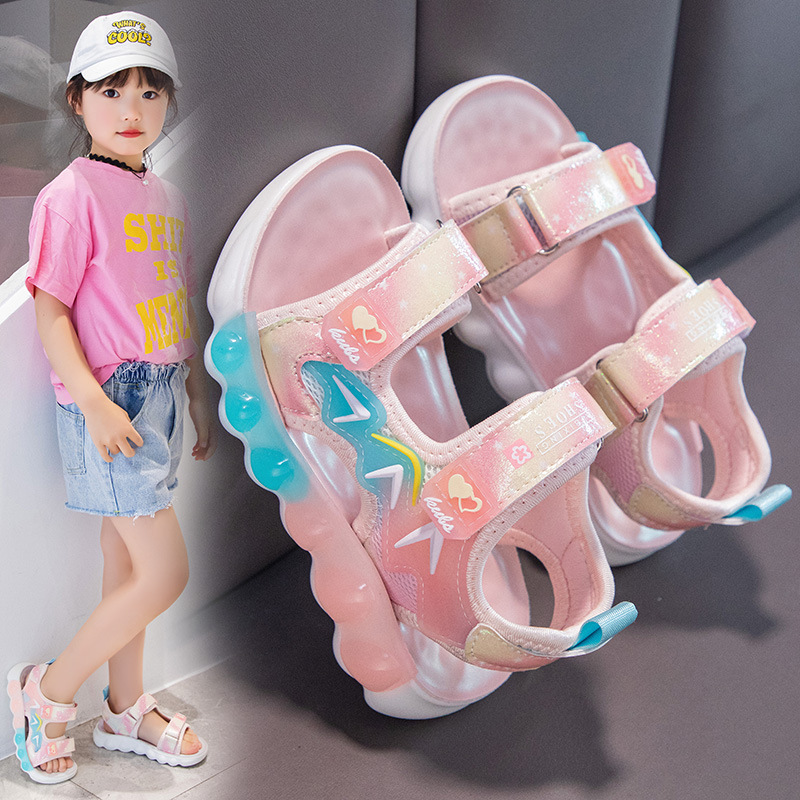 24 Sommer Neue Kindersandalen für Jungen Mädchen Freizeit Strand Sport Weiche Sohle Leichte und Bequeme Schülerschuhe_voghion.com