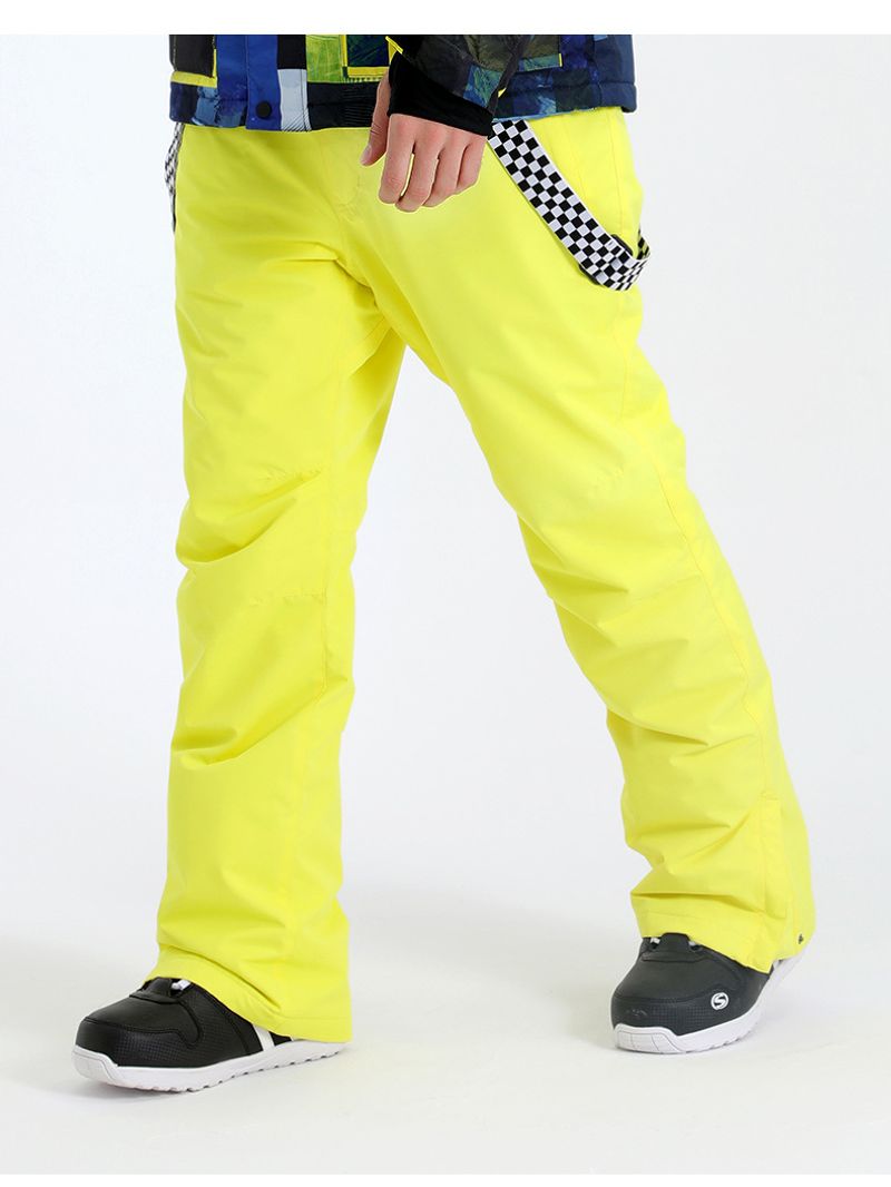 Ski Men's overalls windproof waterproof thick warm adult single and double board sports outdoor ski pants_voghion.com