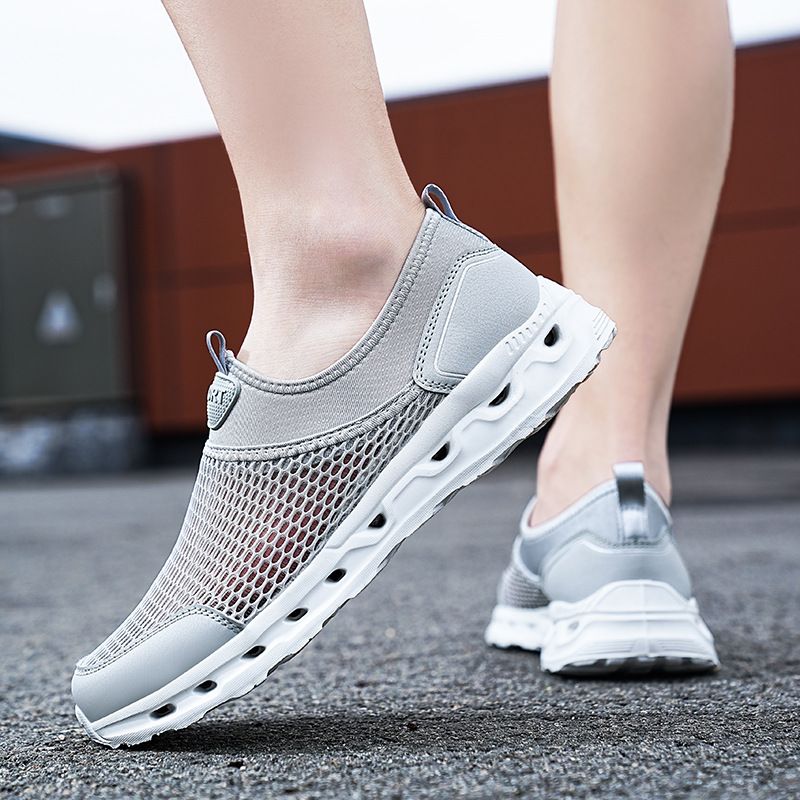 Outdoor-Sport Waten Herrenschuhe Mesh-Stoff atmungsaktive Wanderschuhe_voghion.com