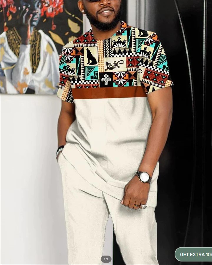 Set sportivo casual classico da uomo stampato in 3D in due pezzi, tendenza dei pantaloni estivi, stile elastico e sottile, asciugatura rapida_voghion.com