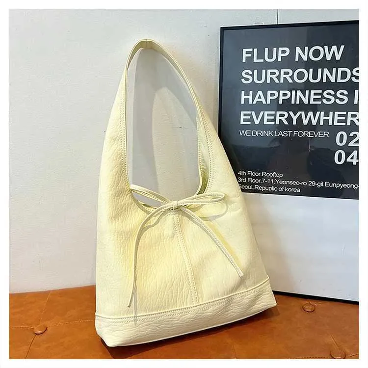 Sac à main en cuir PU solide et décontracté pour femme, sacoche à bandoulière polyvalente pour les déplacements quotidiens, grande capacité, sous les bras_voghion.com