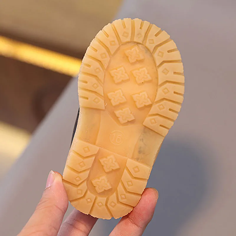 Batolata Děti Zima Kojenec Teplý Tlustý Chlapci Dívky Snow Cutefeet Little Baby Kožené Bavlněné kozačky Móda Měkké Velikosti 16 -_voghion.com