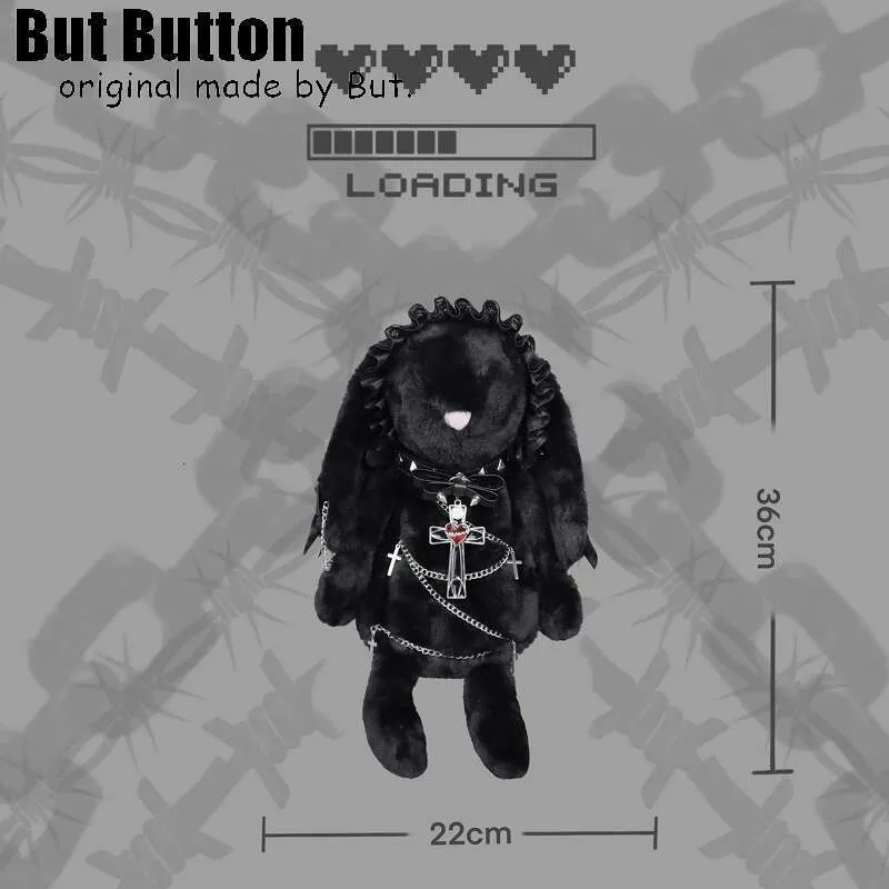 Same Style As Blogger Haruku Women Y2k Girl Halloween Gift Tote Punk Handbag Gothic Lolita Bunny Rabbit Cosplay Props_voghion.com