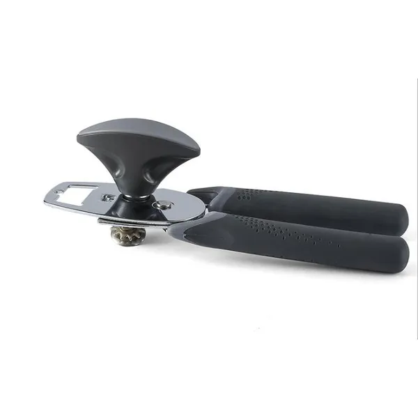 Ouvre-boîte en acier inoxydable manuel ergonomique et décapsuleur_voghion.com