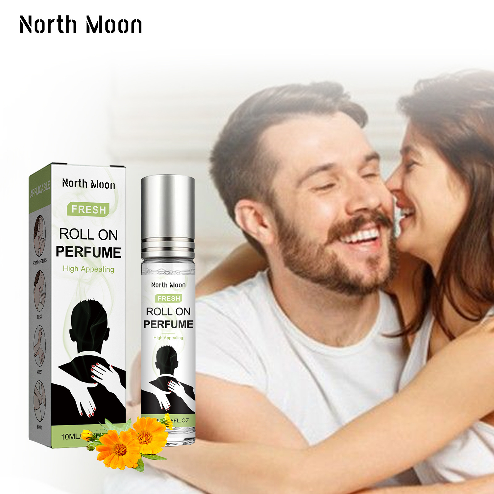 North Moon Parfüm, Fresh Small, Behalten Sie den Duft bei sich, Männliche und weibliche Paare, Dating-Atmosphäre, Parfümball_voghion.com