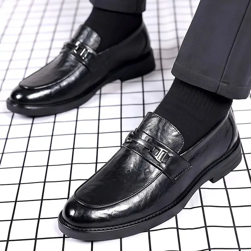 Cowhide leather casual spring autumn dress liquid set high-quality mens social fashionable shoes 39 241022_ecoleips.com