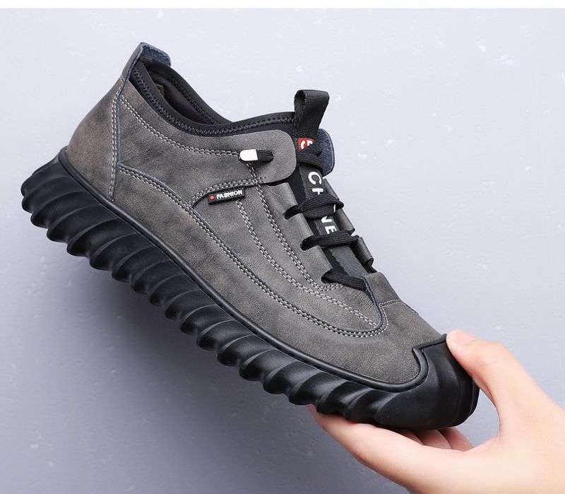 Vier seizoenen reizen buitensport vrijetijds leren heren, slijtvaste en antislip wandelschoenen, ademende zachte zool_voghion.com