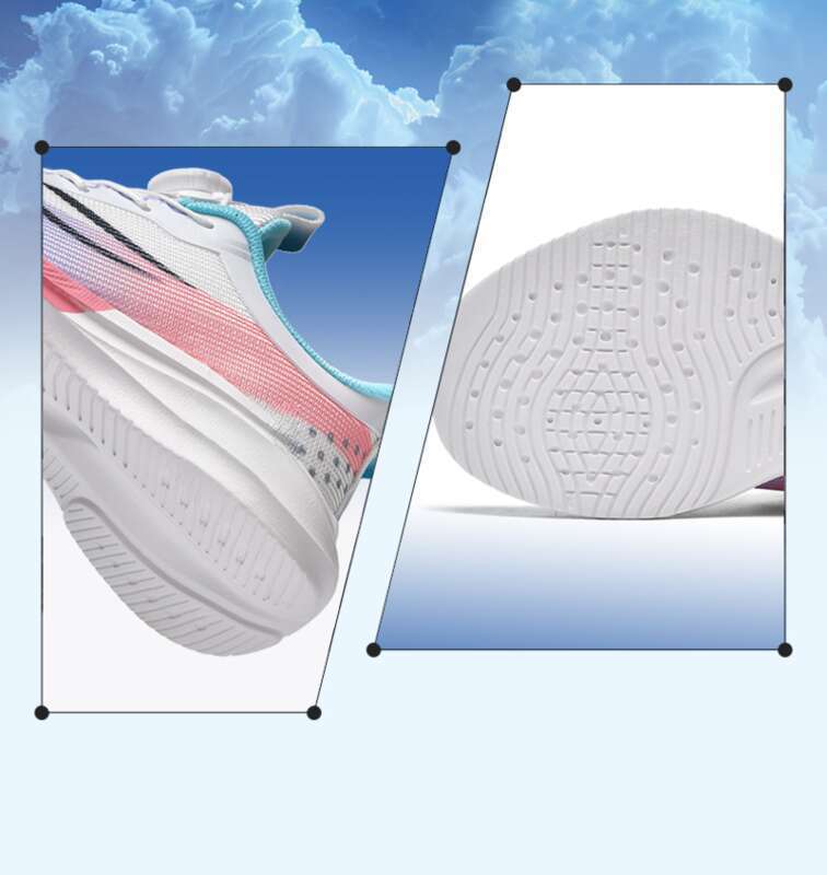 Spin Buckle Kinder Atmungsaktiv Ultraleicht Laufschuhe Carbon Anti-Rutsch Dämpfung Student Mode_voghion.com