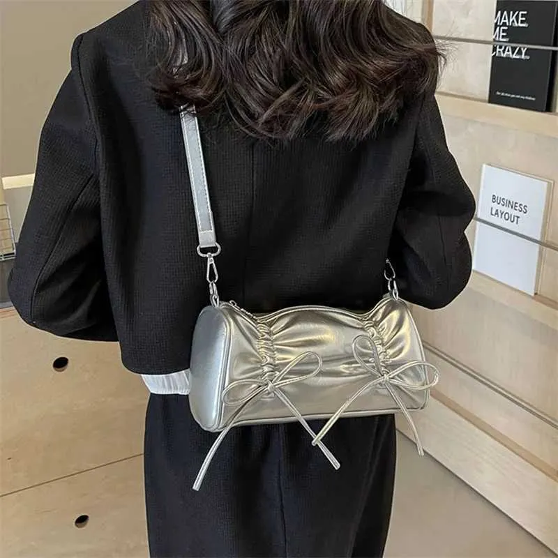 Womens Black Shoulder Bag Large Capacity Pu Leather Handbag_voghion.com