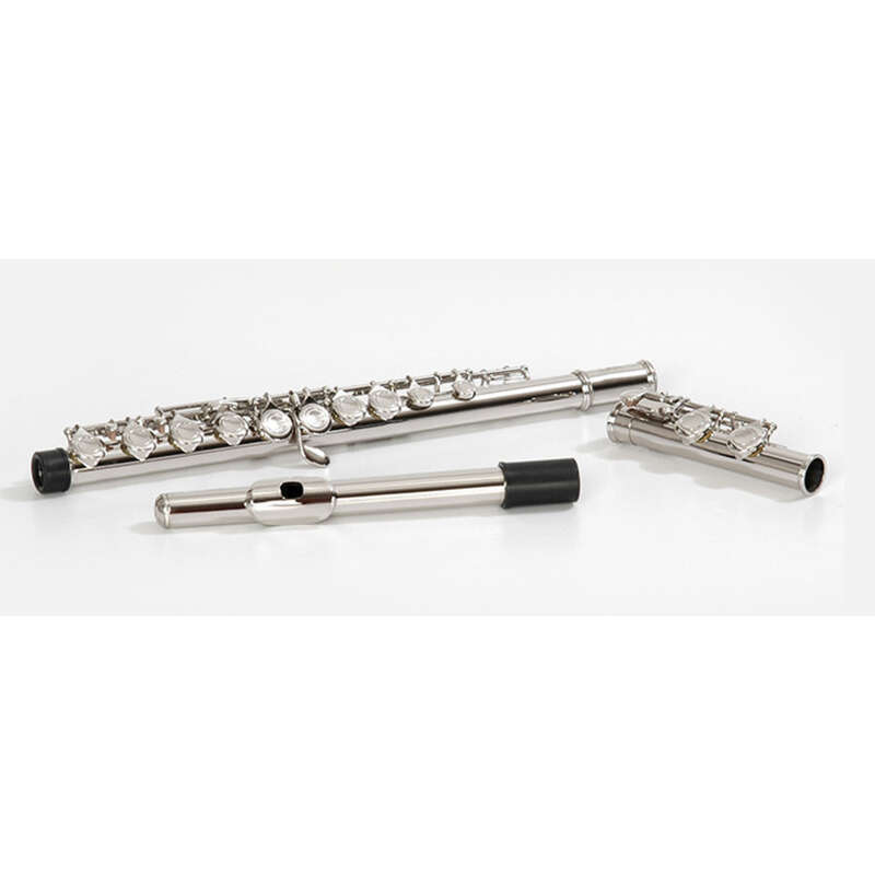 16 găuri E-cheie C cheie nichelat celule închise Western C-tail argintiu cupru flaut instrument de învățare a cânta_voghion.com