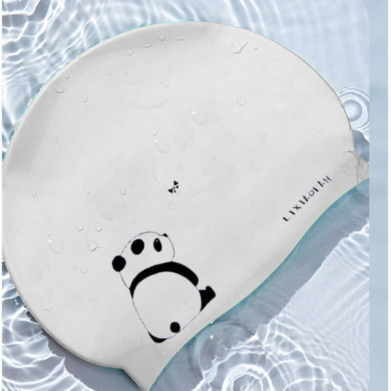 【 Hot Selling In The Store 】 Soft Head Cartoon Adult Female Long Hair Student Fashion Waterproof Silicone Male Cap_voghion.com