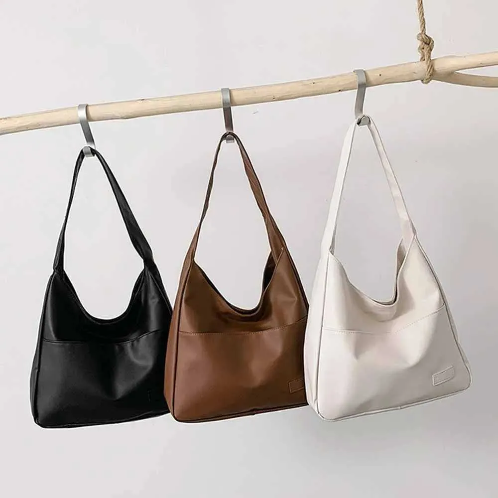 Sac à bandoulière rétro à la mode et minimaliste, sac à main décontracté tendance pour les déplacements quotidiens, grande capacité -llC241106_voghion.com