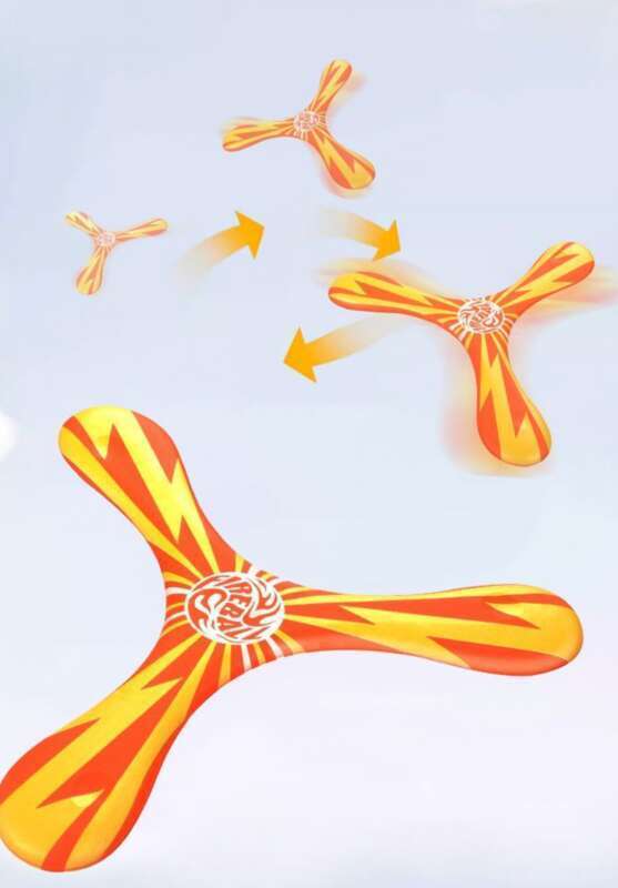 Children's Toy Soft Three Leaf Cool And Safe Parent-child Interaction Outdoor Sports Boomerang_voghion.com