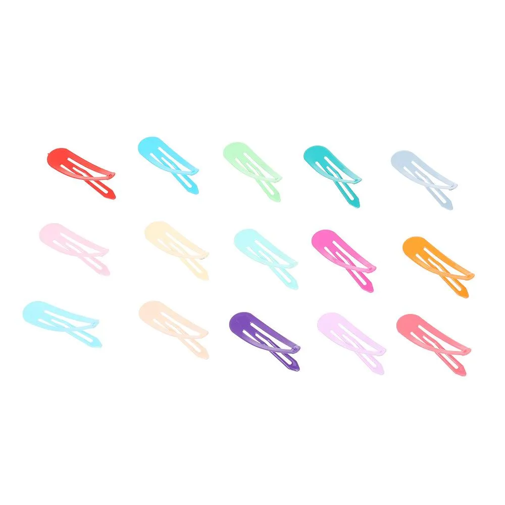 120 τμχ 5 εκ. Snap Color Clips Bb φουρκέτες Αντιολισθητικές μεταλλικές βαρέτες Εργαλείο κομμωτικής για κορίτσια Γυναικεία αξεσουάρ styling μαλλιών_voghion.com