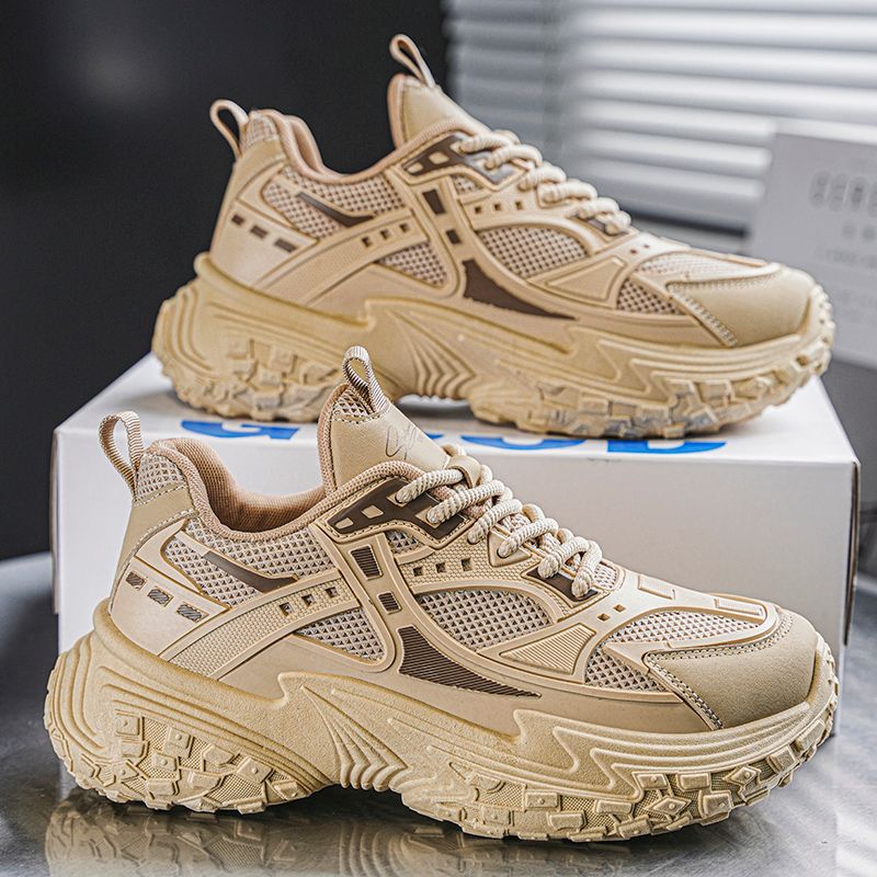 Herren Vintage Daddy Men 2024 Herbst neue Herren Sport Casual dicke Sohle Mode Schuhe_voghion.com