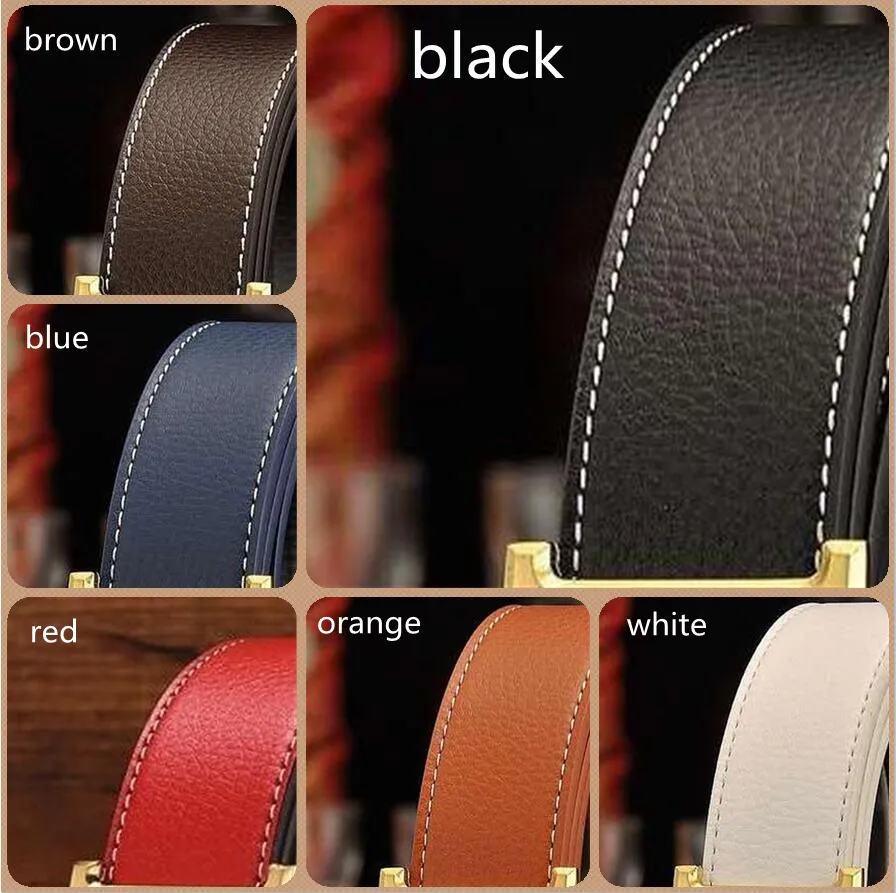 Cinturones de diseñador para hombre y mujer, cinturón de cuero genuino con hebilla grande, accesorios casuales de negocios, cinturón clásico con caja_voghion.com