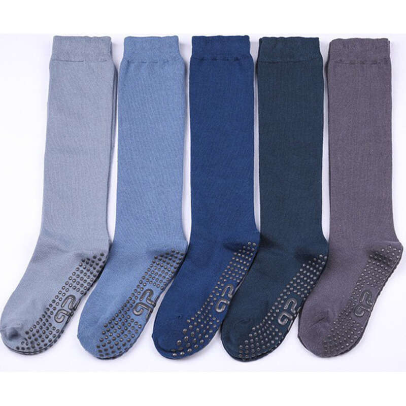 Cotton Mid Sole Anti Slip Calf Socks, Fitness Yoga Dance Sports Socks_voghion.com